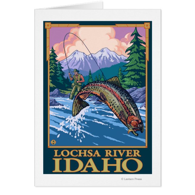 Pêche à la mouche - Rivière Lochsa, Idaho (Devant)