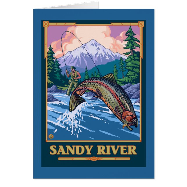 Pêche à la mouche - Sandy River, Oregon (Devant)