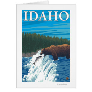 Pêche à l'ours dans la rivière - Idaho