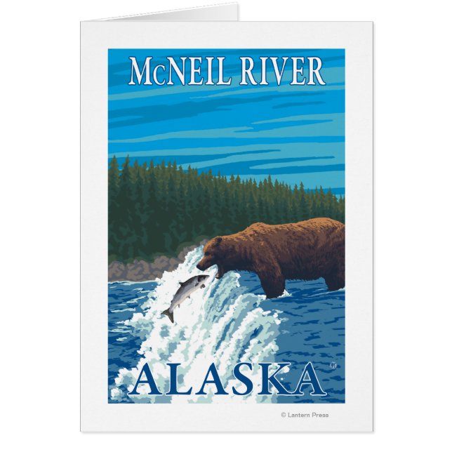 Pêche à l'ours dans la rivière - rivière McNeil, A (Devant)