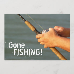 Pêche allée ! Invitation de voyage de pêche de