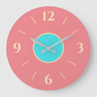 Pêche avec Aqua Center et Lemon No's Wall Horloge