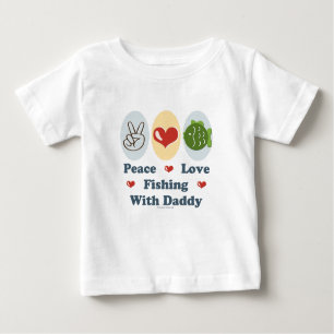 Pêche d'amour de paix avec le T-shirt de