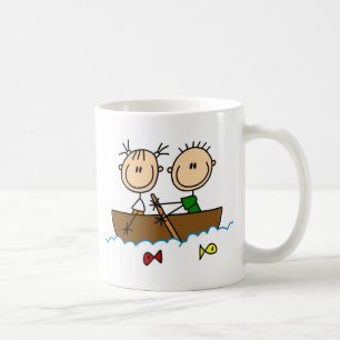 Pêche dans la tasse de bateau