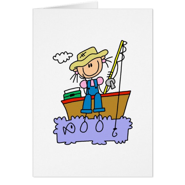 Pêche de fille de bâton (Devant)