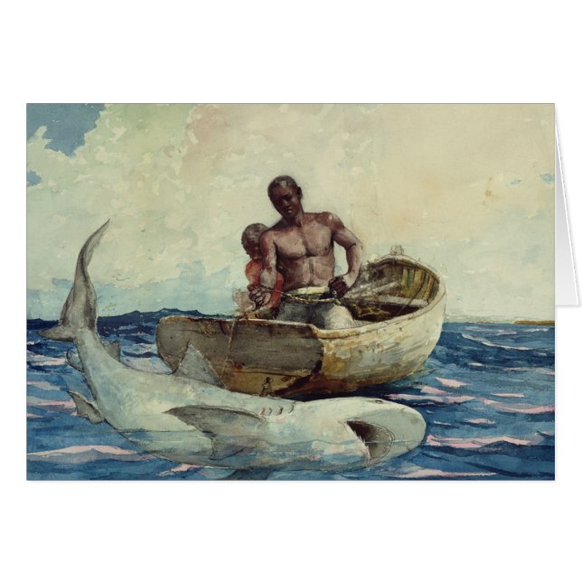 Pêche de requin, 1885 (Devant horizontal)