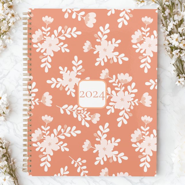 Pêche florale Boho & blanc (Créateur téléchargé)