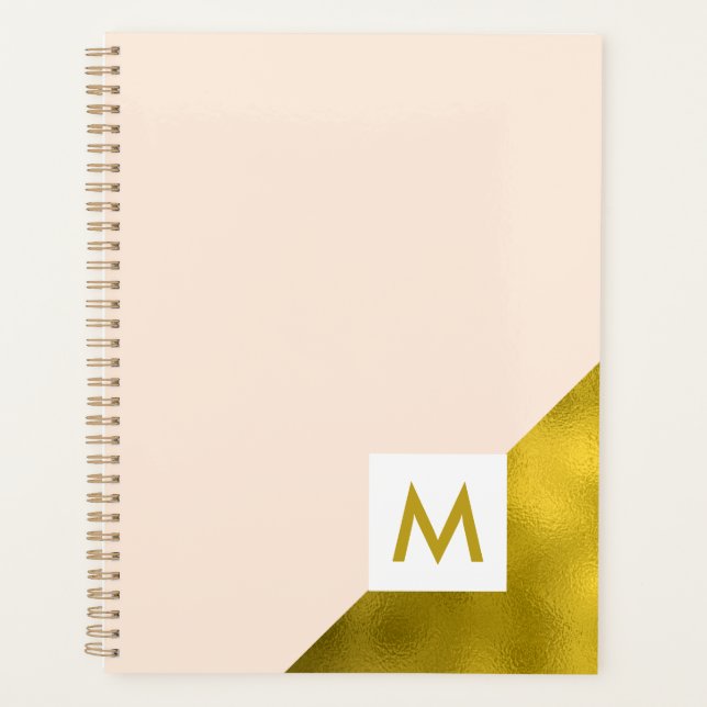Pêche moderne et Monogramme or (Devant)