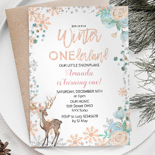 Pêche Monnaie Hiver ONEderland Neige Invitation d'