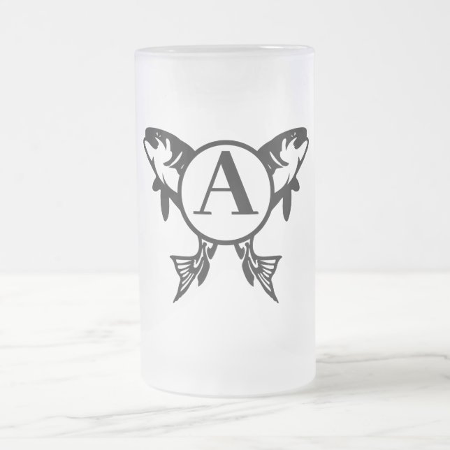 Pêche personnalisée Mug givrée (Centre)