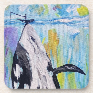 Pêche sur le Dessous de verre d'Orca