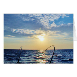 Pêche sur l'eau onde