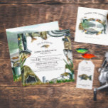 Pêche Thématique Anniversaire Fête Invitation<br><div class="desc">Notre invitation à l'aquarelle est la meilleure façon d'avoir vos invités "vraiment" excités pour le grand jour! ! Ajoutez votre libellé personnalisé à cette conception à l'aide des cases "Modifier ce modèle de conception" situées à droite de l'élément ou cliquez sur le bouton bleu "Customiser" pour arranger le texte, modifier...</div>