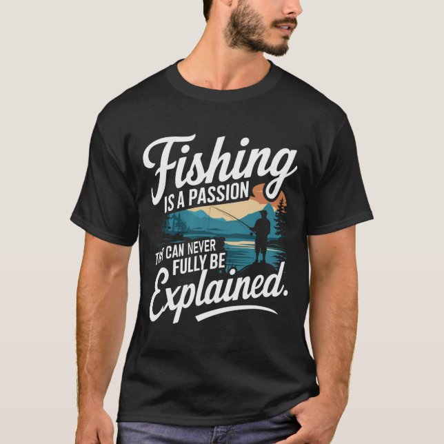 PÊCHE TSHIRT POUR LES HOMMES, LES FEMMES (Devant)