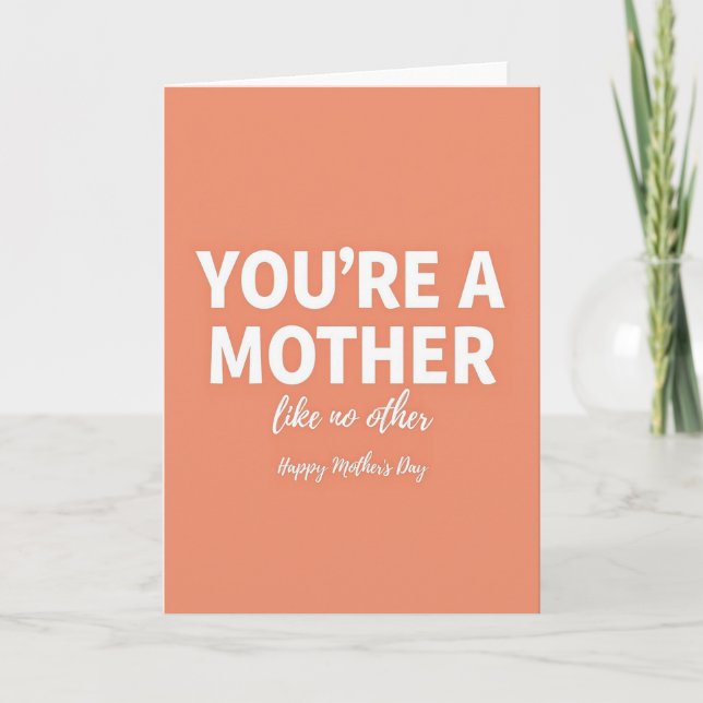 Pêche Tu Es Une Mère Carte De Message (Devant)