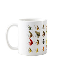 Pêche vintage à la mouche truite mouche Mug