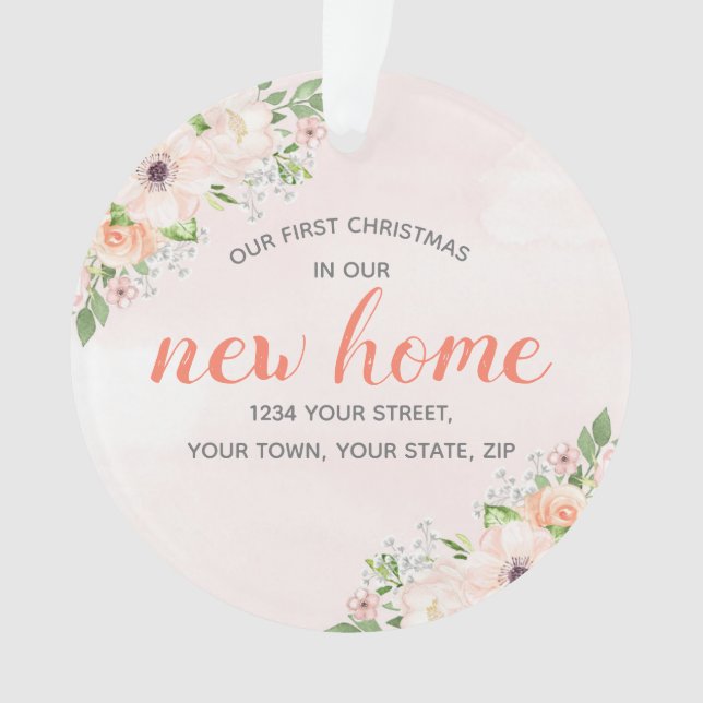 Pêcher la floraison, notre nouveau ménage (devant)