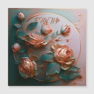 Pêcher les Roses sculptés