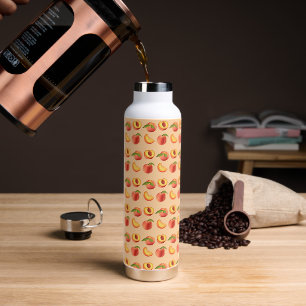 Pêcher Motif d'eau bouteille de fruits