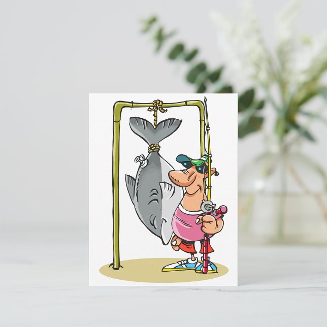 Pêcheur Avec Ses Invitations De Capture (Créateur téléchargé)