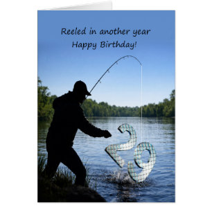 Pêcheur d'anniversaire 29 ans