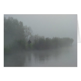 Pêcheur dans le brouillard