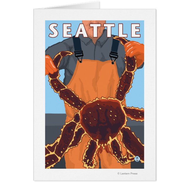 Pêcheur de crabe royal - Seattle, Washington (Devant)
