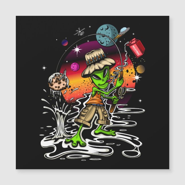 Pêcheur de l'espace (Devant)