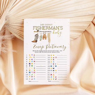 Pêcheur Derby Baby shower Emoji Pictionary Jeu