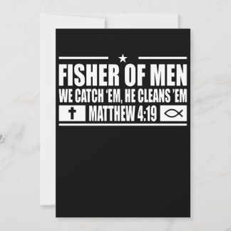 Pêcheur d'hommes chrétien Jésus Matt Cadeau religi