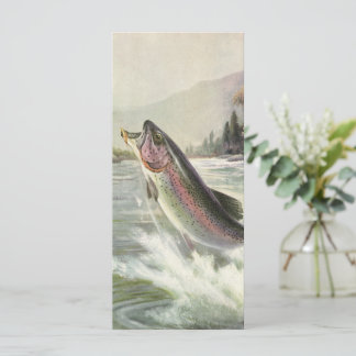 Pêcheur vintage de truite arc-en-ciel Pêche du poi