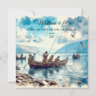 Pêcheurs d'hommes Scripture Verse