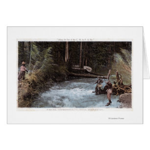 Pêcheurs pêchant à la crique de Commonwealth