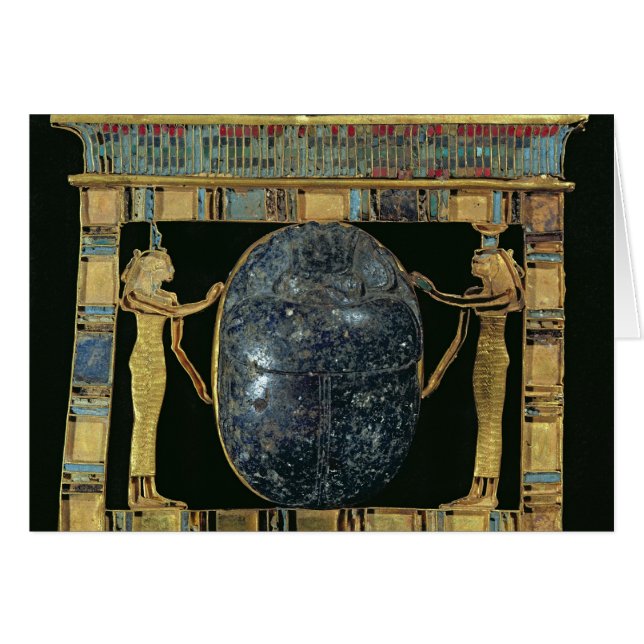 Pectoral du vizir, Paser, avec le scarabée (Devant horizontal)
