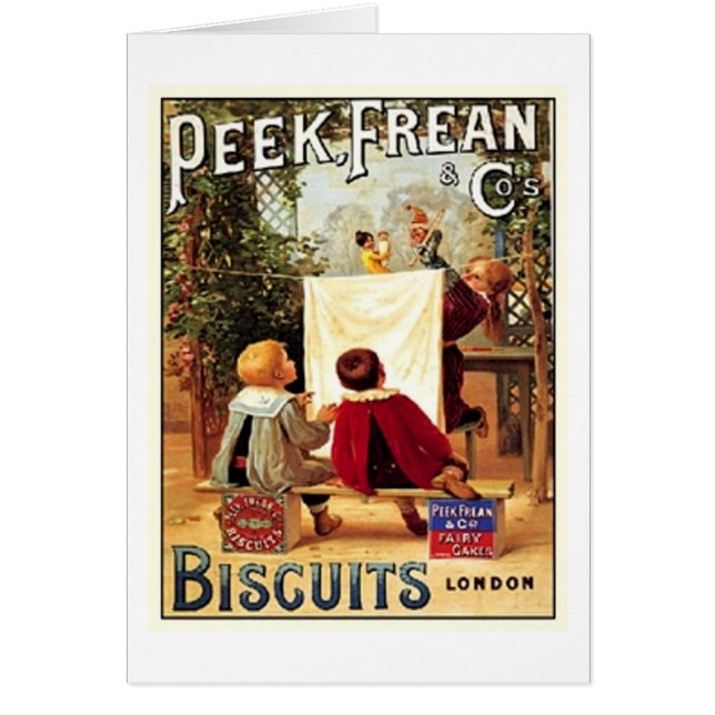 Peek Frean Cos. Biscuits London Vintage Ad (Devant)