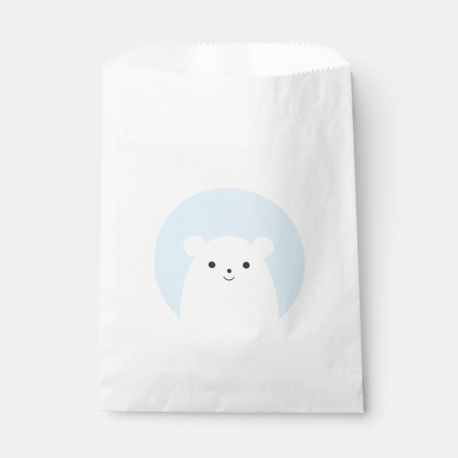 Peekaboo Polar Bear Favoriser les sacs (Devant)