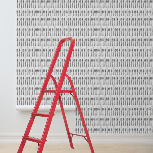 Peel and Stick Papier peint Cuillère fourche de co