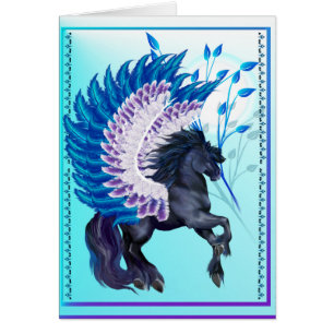 Pegasus à ailes par bleu