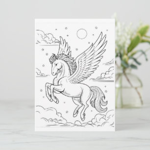 Pegasus   Colorez votre propre salutation