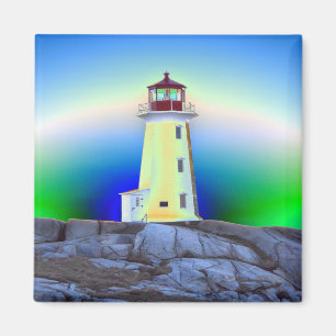 Peggy's Cove  Lighthouse Nova Scotia fridge Magnet