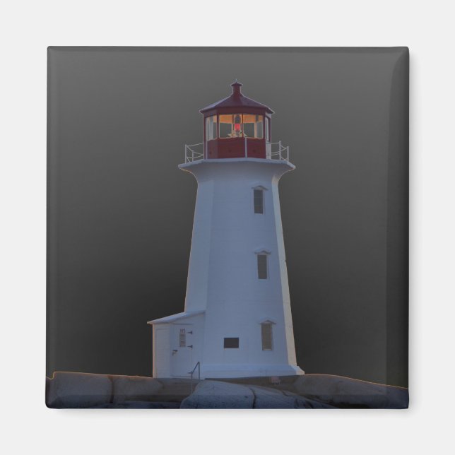 Peggy's Cove Lighthouse Nova Scotia frigo Magnet (Devant)