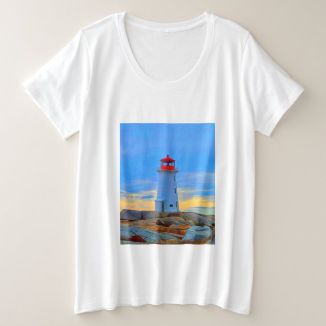 Peggy's cove phare chemise phare route (Design devant)