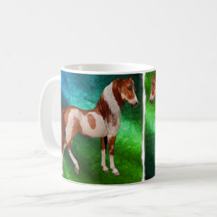 Peignez la tasse classique du cheval 11oz, changez