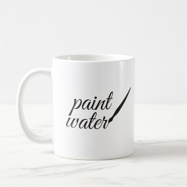 Peignez la tasse de l'eau (Gauche)