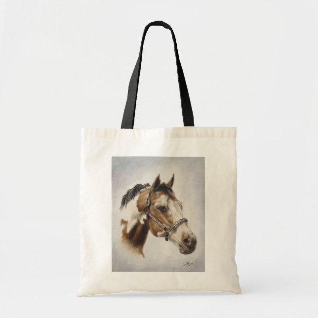 Peignez le sac fourre-tout à toile de cheval (Devant)