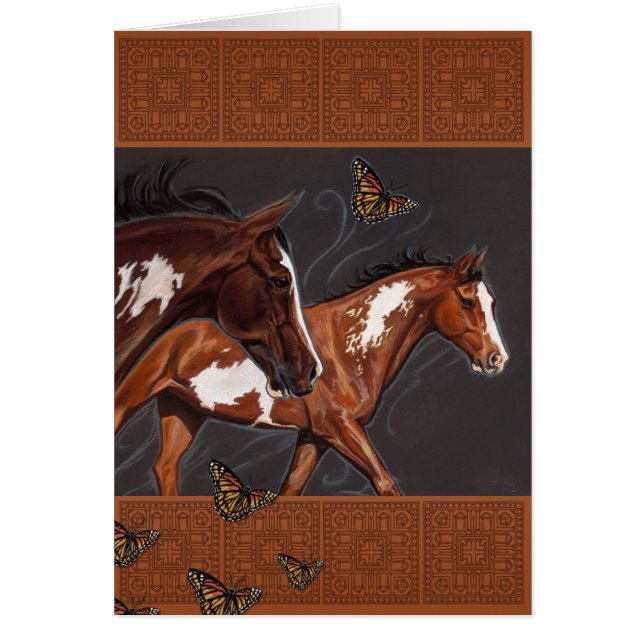 Peignez les chevaux avec la croyance sans limites (Devant)