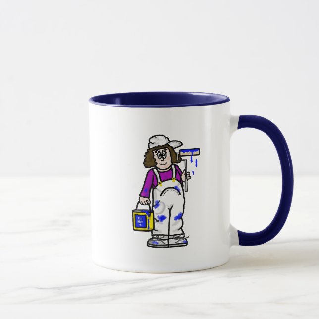 Peindre Diva Café Mug (Customisez-Le!) (Droite)