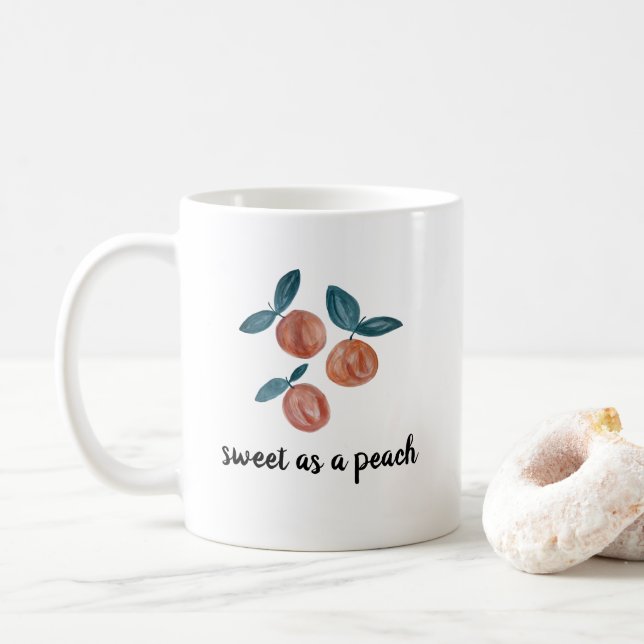 Peindre Motif Peinture Vintage de café Mug (Avec donut)