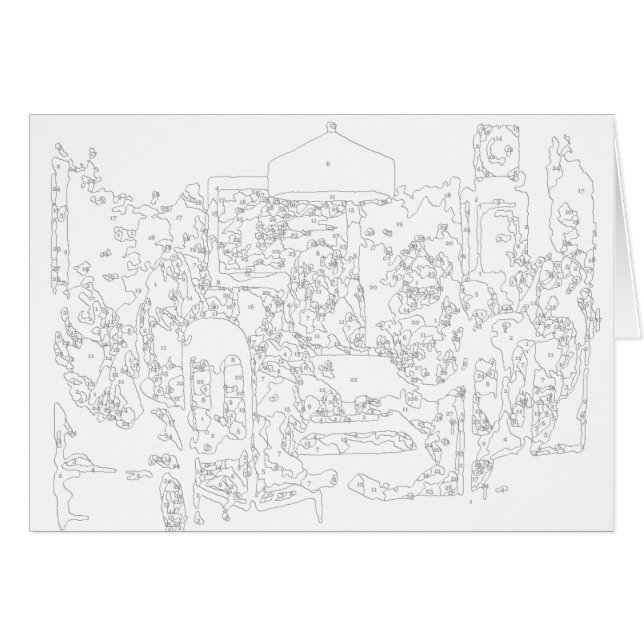 Peindre par numéros : Chiens Jouant à la carte de  (Devant horizontal)