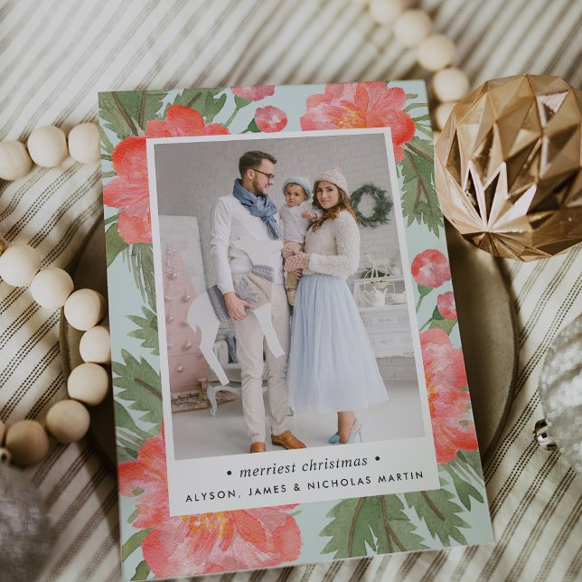 Peine d'hiver | Carte photo de vacances (Créateur téléchargé)